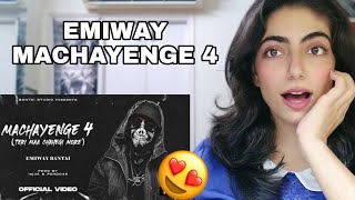 EMIWAY  MACHAYENGE 4 EXPLICIT OFFICIAL MUSIC VIDEO REACTION [upl. by Sukram590]