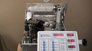 Automatic Tablet Tester Weight Thickness Diameter Hardness [upl. by Kenweigh]