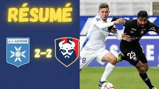 RÉSUMÉ AJ AUXERRE 22 SM CAEN LIGUE 2 [upl. by Guthrey589]