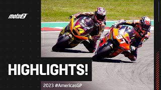 Moto2™ Race Highlights 🤠  2023 AmericasGP [upl. by Ydnelg]