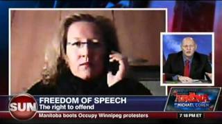 Michael Coren Interviews Elisabeth SabaditschWolff Free Speech Heroine [upl. by Anerda971]