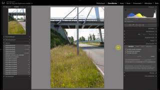 Leer Lightroom 5 deel 4 Lenscorrectie en perspectiefcorrectie in Lightroom [upl. by Nnayllehs11]