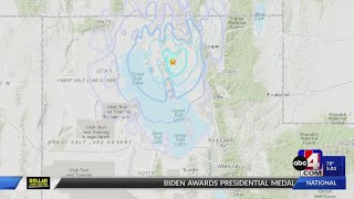 Tremonton neighboring communities hit by 39 magnitude earthquake [upl. by Cibis]