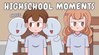 HIGHSCHOOL MOMENTS  Pinoy Animation [upl. by Wakefield355]