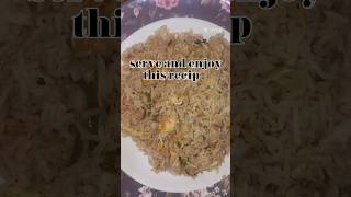 recipe egg fried rice  easy and Quick recipe food recipe youtubemoney shorts [upl. by Isabelita]