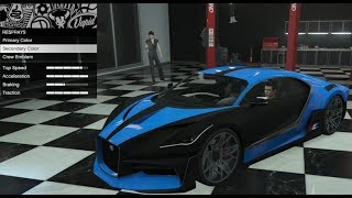 GTA 5  DLC Vehicle Customization  Truffade Thrax Bugatti Divo and Review [upl. by Descombes472]