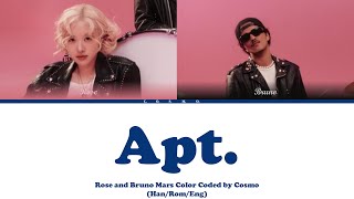 Apt by Rose and Bruno mars Color Coded by Cosmo HanRomEng [upl. by Eta]