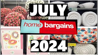 HOME BARGAINS  JULY 2024  GARDEN  HOME  SHOP WITH ME [upl. by Anilag]