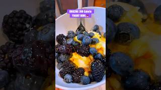 Amazing 350 Calorie Yogurt Bowl to enjoy for Breakfast or as a snack food yogurt bowl yummy [upl. by Adyela]