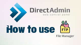 How to work DirectAdmin file manager  Direct Admin Web Control Panel Tutorial [upl. by Neelyk889]