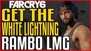 FAR CRY 6 YOU NEED TO GET WHITE LIGHTNING AUTO PISTOL NOW  Weekly Inventory Reset – Rambo LMG [upl. by Enail501]