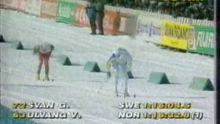 Gunde Svan  World Championships Val di Fiemme 1991  30 km [upl. by Inaleon]