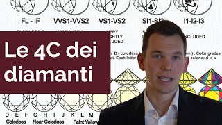 Cosa Sono Le 4C Dei Diamanti  Sette Gioielli [upl. by Sirovart]