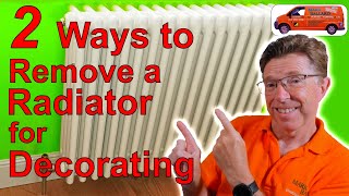 How to Remove Radiator for Decorating Flushing Out Painting or Removed for Good Tips amp Tricks [upl. by Japeth921]