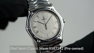 Ebel Sport Classic Wave 9187142 Preowned [upl. by Messere]