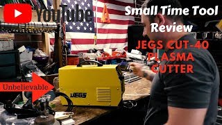 Jegs Cut40 plasma cutter review SO IMPRESSED [upl. by Sonitnatsnoc]