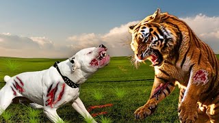 25 Momentos Cuando Los Perros Son Atacados Por Tigres Leopardos y Leones  Peleas de Animales [upl. by Imas]