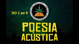 POESIA ACÚSTICA DO 1 AO 9 CCLIPE [upl. by Ilana557]