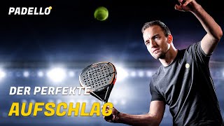 PadelAufschlag So gelingt die perfekte Angabe beim PadelTennis [upl. by Milly]