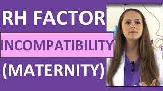 Rh Incompatibility in Pregnancy Nursing NCLEX Management  Rhogam Shot Maternity Review [upl. by Fries249]