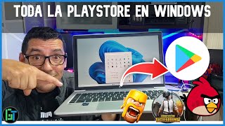 💻🎮Toda la Playstore en Windows Juegosy App Android en el PC✔️✔️ [upl. by Noiztneb]