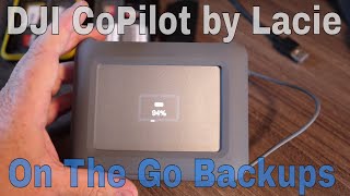 LaCie DJI Copilot Review and Backing up your data on the go [upl. by Coltin]