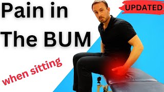 STOP buttock bone pain when sitting FAST [upl. by Aneret]