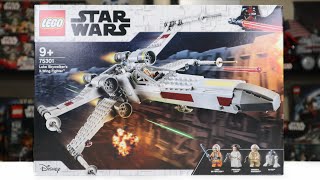 LEGO Star Wars 75301 LUKE SKYWALKERS XWING FIGHTER Review 2021 [upl. by Namlas]