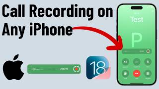 How to Record Calls on iPhone iOS 18  Enable Call Recording on Any iPhone [upl. by Burkhard84]