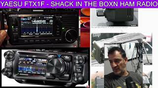 ICOM IC705 v YAESU FTX1F  SHACK IN THE BOX HAM RADIO  Dual Receive [upl. by Trygve]