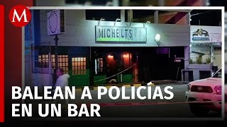 Ejecutan a tres policías y dos civiles en Celaya agentes fueron baleados en un bar [upl. by Nilcaj]