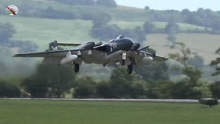 Yeovilton Air Day 2016 Sea Vixen Display  AIRSHOW WORLD [upl. by Shig]