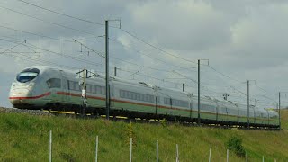 TGV ICE Vigirail et OUIGO sur la LGV Est [upl. by Surtemed]