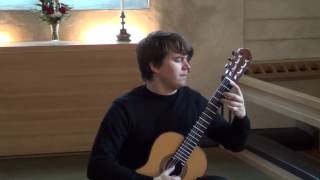 J S Bach Prelude from Suite BWV 997 by Patrik Kleemola guitar [upl. by Carolynne]