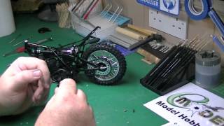 Tamiya 16 Yamaha Motocrosser YZ250  16036  eModelscouk Part 5 [upl. by Spielman813]