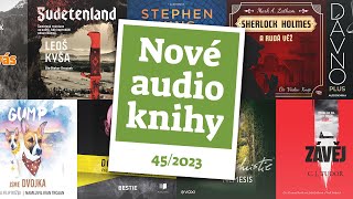 Nové audioknihy mají Dominik Dán Stephen King i Agatha Christie  Nové audioknihy 452023 [upl. by Mairim]