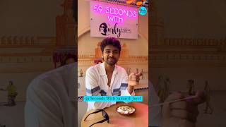 59 Seconds With Chintu Aks Samarth Jurel  Curly Tales shorts [upl. by Anilac]