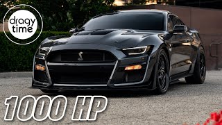 1000 HP Ford Mustang Shelby GT500 Supercharger  Acceleration from 100200 Kmh amp 60130 mph [upl. by Nwadahs448]