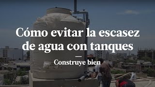 CÓMO USAR UNA CISTERNA DE AGUA PARA TENER MÁS PRESIÓN EN CASA  CÓMO CUIDAR EL AGUA  CONSTRUYE BIEN [upl. by Liatnahs863]