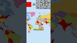 BELGIUM Wanted To Colonize 30 of the World geography maps belgium [upl. by Yennek]