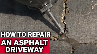 How To Fill Asphalt Gaps and Cracks  Ace Hardware [upl. by Yesor179]