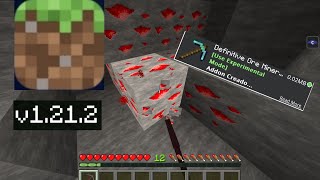 vein miner mod for Minecraft PE 121 [upl. by Yllah]