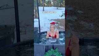 We have an ICE obsession… icebath icequeen ice frozen countdown christmas hubby funny [upl. by Kathie]