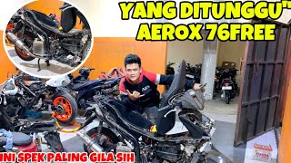 MESIN AEROX 300CC AKHIRNYA MENYALA🔥SUARANYA SANGAR BANGET😱 [upl. by Ravid253]