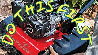 Revitalize Your Tiller Quick amp Easy Carburetor Cleaning  Earthquake 99cc Tiller TuneUp🔧😎 [upl. by Barraza749]