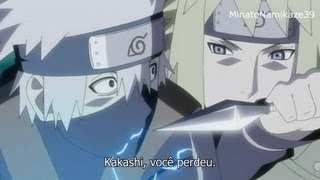 Kakashi vs Minato Full Fight English Dub [upl. by Kerwinn823]