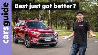 2022 Toyota RAV4 review Does the facelifted SUV reset the benchmark Petrolelectric hybrid tested [upl. by Casie]