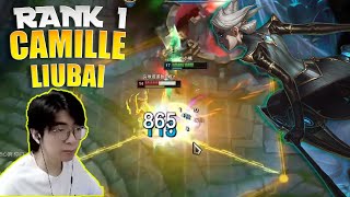 LiuBai Camille vs Cassiopeia  Rank 1 Camille LiuBai Stream [upl. by Azilanna456]