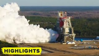 NASA Artemis Moon Hot Fire Rocket Test [upl. by Aile]