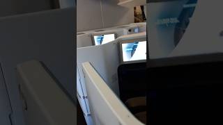 KLM first class cabin klmroyaldutchairlines firstclass europe [upl. by Kutzer]